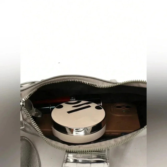 NWOT The New Drawstring Women's Fashion Bucket Bag Rivet 3-Piece Motorcycle Bag - Picture 9 of 10